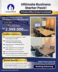 Private Office Summarecon: Fully Furnished & Langsung Produktif